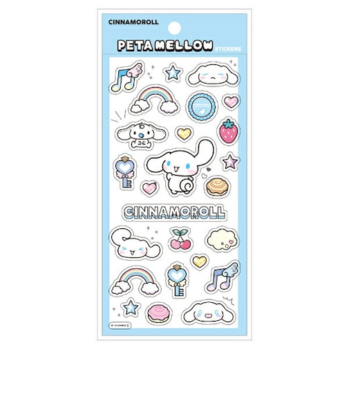 サンリオ シナモロール ペタペタステッカーズ シール シナモン Sanrio