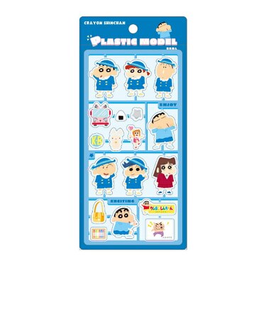 クレヨンしんちゃん プラスチックモデル風シール (幼稚園)
