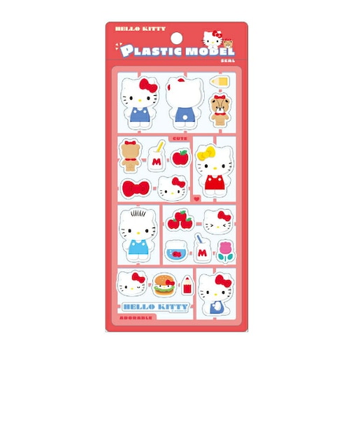 サンリオ ハローキティ プラスチックモデル風シール Sanrio