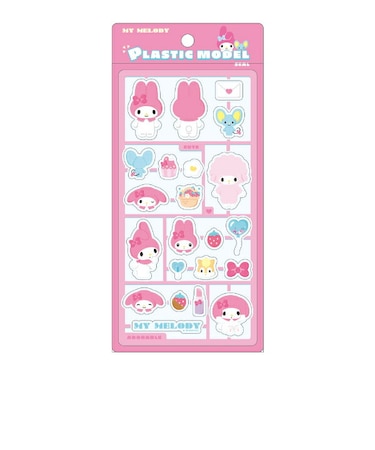 サンリオ マイメロディ プラスチックモデル風シール Sanrio