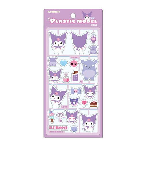 サンリオ クロミ プラスチックモデル風シール Sanrio