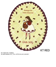 サンリオ × くらはしれい ハローキティ ダイカットハンカチ レッド Sanrio