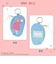 サンリオ × くらはしれい マイメロディ ダイカットポーチ ブルー Sanrio