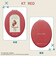 サンリオ × くらはしれい ハローキティ 折りたたみラウンドミラー レッド Sanrio