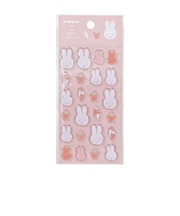 ミッフィー miffy シール ピンク 文具 シャーベットシリーズ