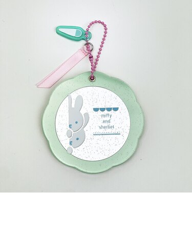 ミッフィー miffy アクリルミラー グリーン シャーベットシリーズ 鏡