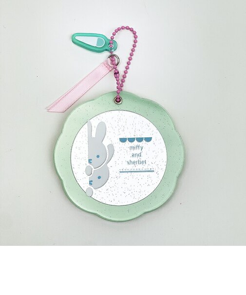 ミッフィー miffy アクリルミラー グリーン シャーベットシリーズ 鏡