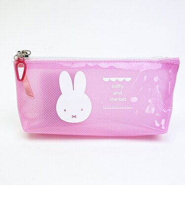 ミッフィー miffy ペンケース ピンク 文具 シャーベットシリーズ