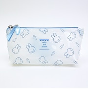 ミッフィー miffy ペンケース ブルー 文具 シャーベットシリーズ