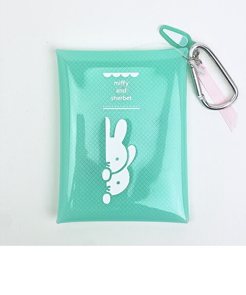 ミッフィー miffy ポーチ グリーン シャーベットシリーズ