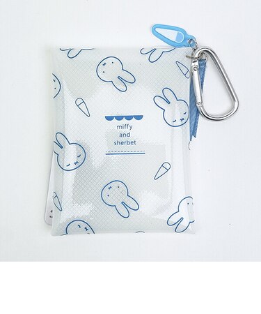 ミッフィー miffy ポーチ ブルー シャーベットシリーズ