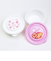 こびとづかん カクレモモジり 丸型レンジパック モモ＆シルエット 日本製