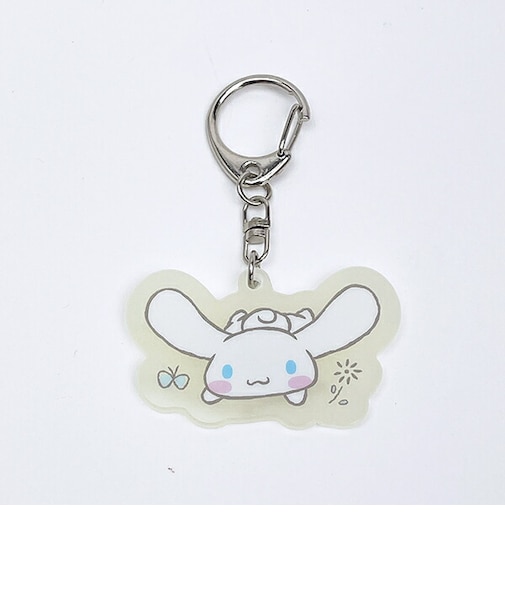 サンリオ シナモロール 蓄光アクリルキーホルダー シナモン Sanrio
