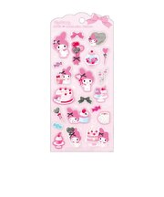 サンリオ マイメロディー ジュエルマシュマロステッカーズ ピンクティータイム シール 文具