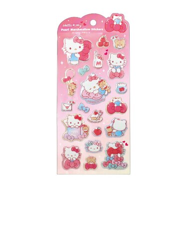 サンリオ ハローキティ パールマシュマロシール 文具 Sanrio