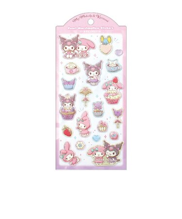 サンリオ チョコ パールマシュマロシール 文具 Sanrio
