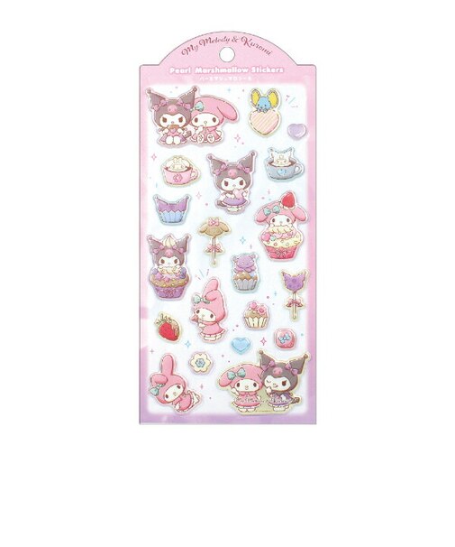 サンリオ チョコ パールマシュマロシール 文具 Sanrio