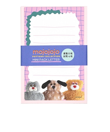 モジョジョジョ(mojojojo) ミニパックレター ピンク 文具 日本製