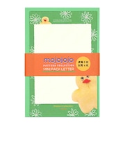 モジョジョジョ(mojojojo) ミニパックレター グリーン 文具 日本製
