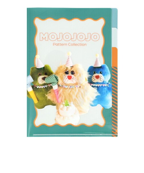 モジョジョジョ(mojojojo) 3ポケットファイルホルダー（A5） グリーン 文具 日本製
