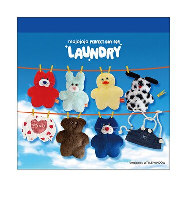 モジョジョジョ(mojojojo) スクエアメモ LAUNDRY 文具 日本製