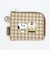 スヌーピー スリムウォレット ベージュ 財布 チェックワッペンシリーズ SNOOPY