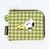 スヌーピー スリムウォレット グリーン 財布 チェックワッペンシリーズ SNOOPY