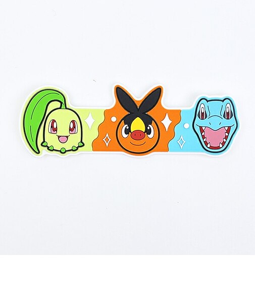 ポケットモンスター チコリータ＆ワニノコ＆ポカブ コードクリップ(L) ポケモン