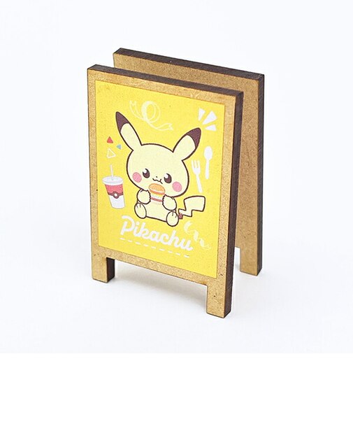 ポケットモンスター ピカチュウ 看板風クリップ ダイナー 文具 ポケピース ポケモン
