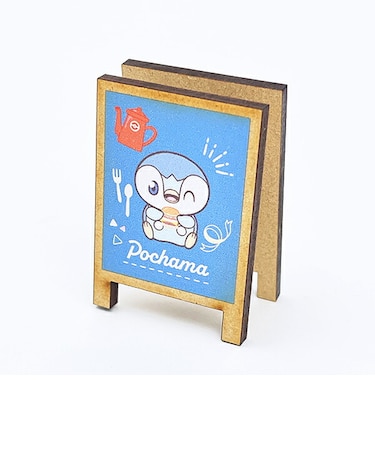 ポケットモンスター ポッチャマ 看板風クリップ ダイナー 文具 ポケピース ポケモン