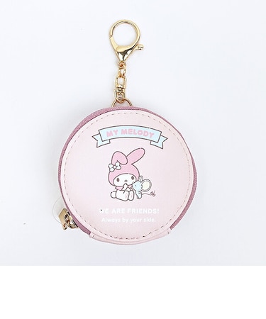 サンリオ マイメロディ ミニポーチ 丸型キー＆コインケース Sanrio