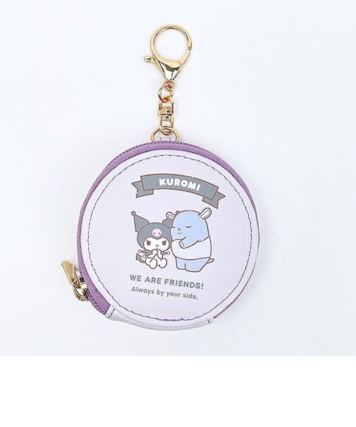 サンリオ クロミ ミニポーチ 丸型キー＆コインケース Sanrio
