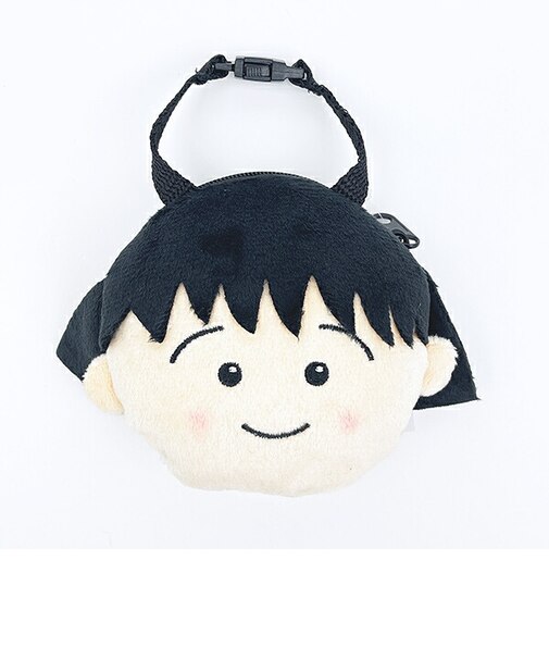 ちびまる子ちゃん フェイス型バッグチャーム ポーチ