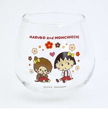 モンチッチ ×ちびまる子ちゃん ゆらゆらグラス コップ 日本製