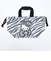 サンリオ ハローキティ ランチ巾着 ゼブラ柄 日本製 Sanrio