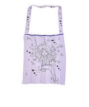 水森亜土 Knitty バッグ パープル KNT365