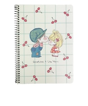 水森亜土 クリアカバーノート(B6) アイボリー 文具 日本製