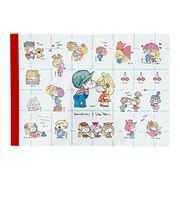 水森亜土 メモパッド(シール付) アイボリー 文具 日本製