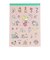 水森亜土 メモパッド(シール付) ピンク 文具 日本製