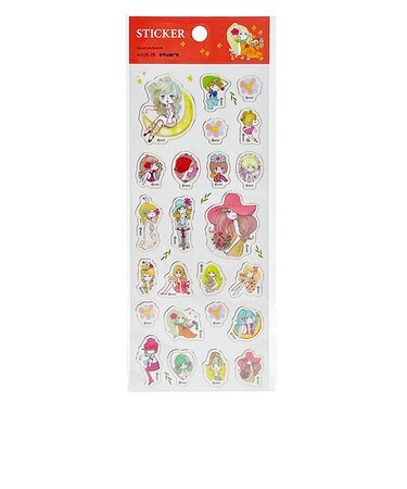 水森亜土 フチドリシール 赤 文具