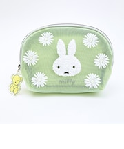 ミッフィー miffy ラウンドティッシュポーチ グリーン ピスタチオ&ラベンダーシリーズ