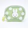 ミッフィー miffy ラウンドティッシュポーチ グリーン ピスタチオ＆ラベンダーシリーズ