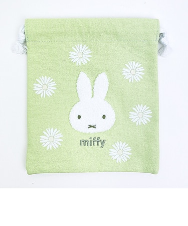 ミッフィー miffy 巾着 グリーン ピスタチオ&ラベンダーシリーズ