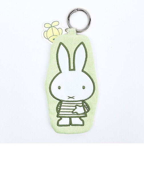 ミッフィー miffy ダイカットポーチ グリーン ピスタチオ&ラベンダーシリーズ