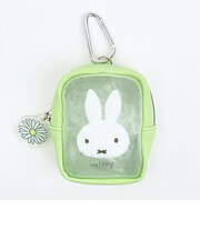 ミッフィー miffy カラビナ付きミニポーチ グリーン ピスタチオ&ラベンダーシリーズ