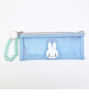 ミッフィー miffy スリムポーチ ブルー ビジューシリーズ