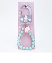 ミッフィー miffy アクリルカラビナ ブルー ビジューシリーズ キーホルダー