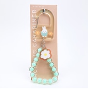ミッフィー miffy アクリルカラビナ アイボリー ビジューシリーズ キーホルダー