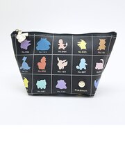 ポケットモンスター 舟形ポーチ シルエット カラフル ポケモン