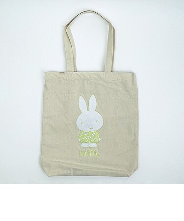 ミッフィー miffy 刺繍トートバッグ グリーン ピスタチオ&ラベンダーシリーズ